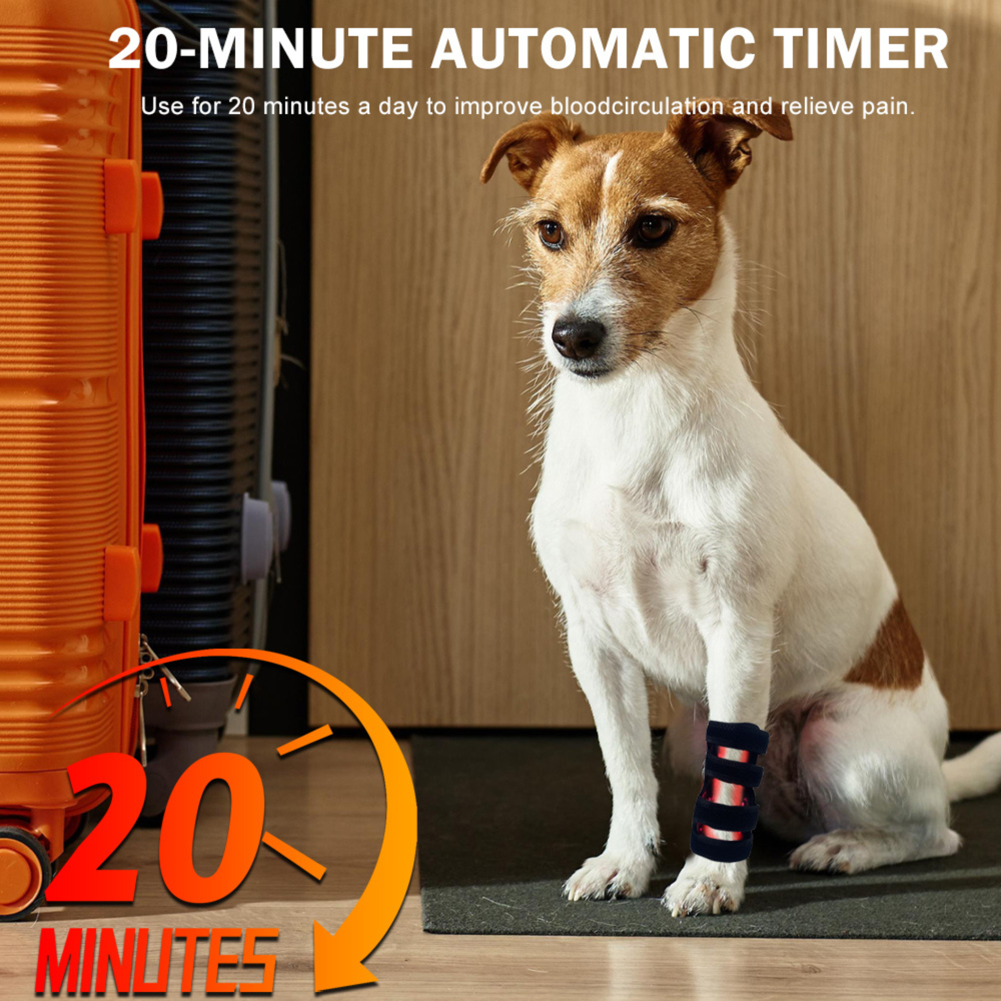 Pet Red Light Therapy Leg Wrap – Set of 2 (currently on back order)