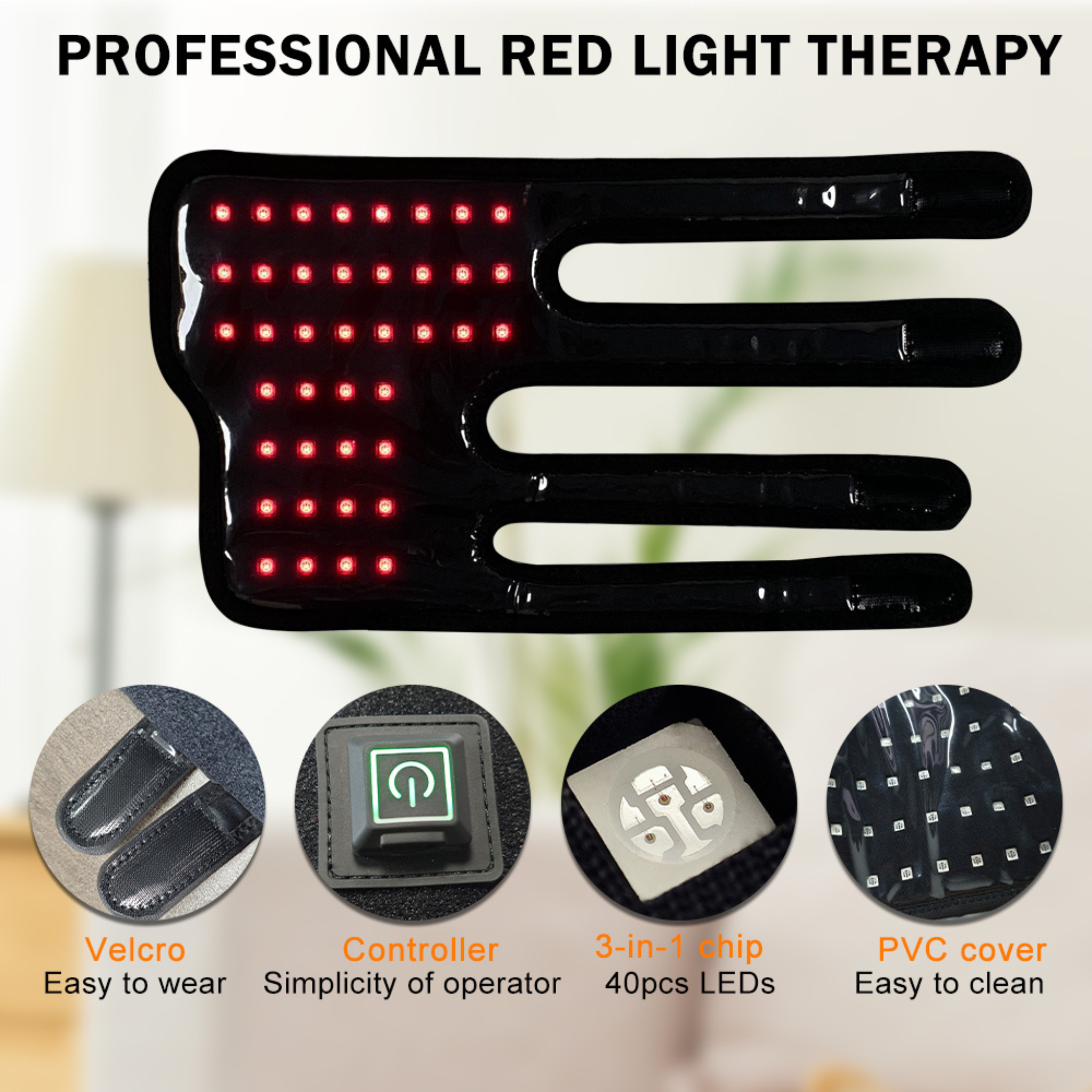 Pet Red Light Therapy Leg Wrap – Set of 2 (currently on back order)