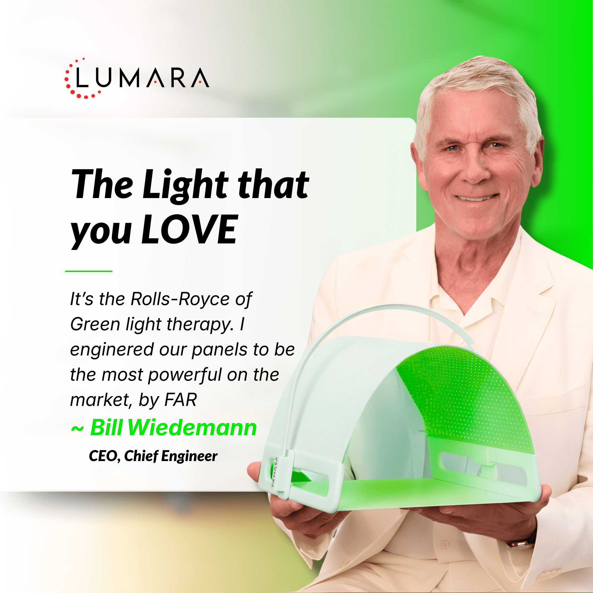 Lumara | Illuminate Green Light Therapy Panel