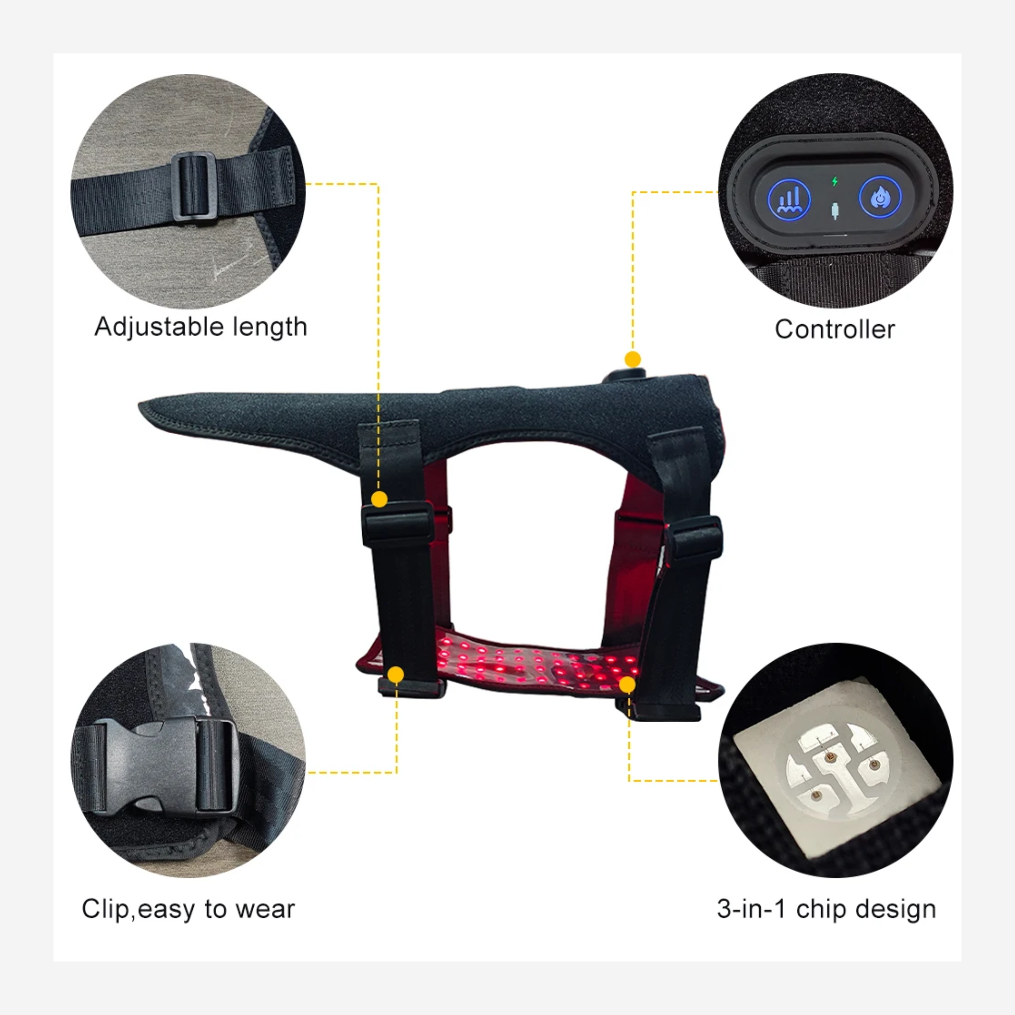 Pet Full Body Red Light Therapy Wrap