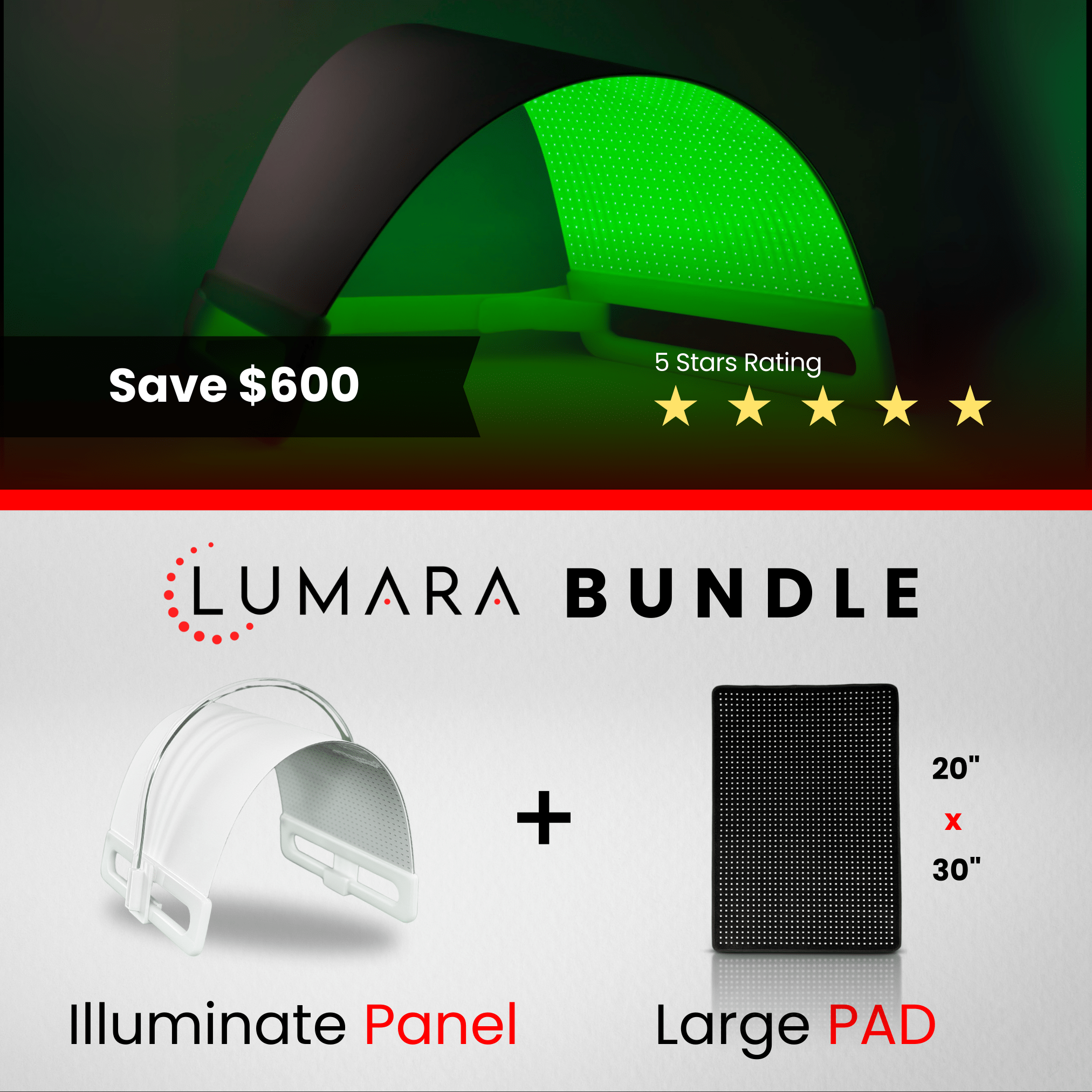Lumara | Illuminate Green Light Therapy Panel