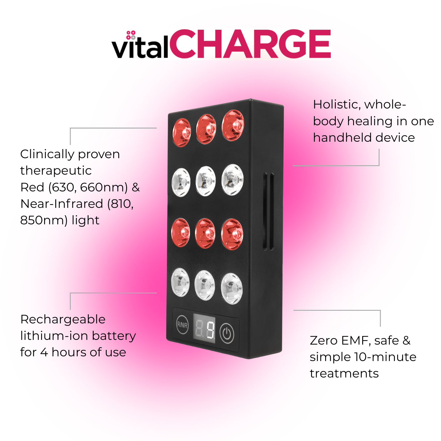 Vital Red Light "Vital Charge" Handheld