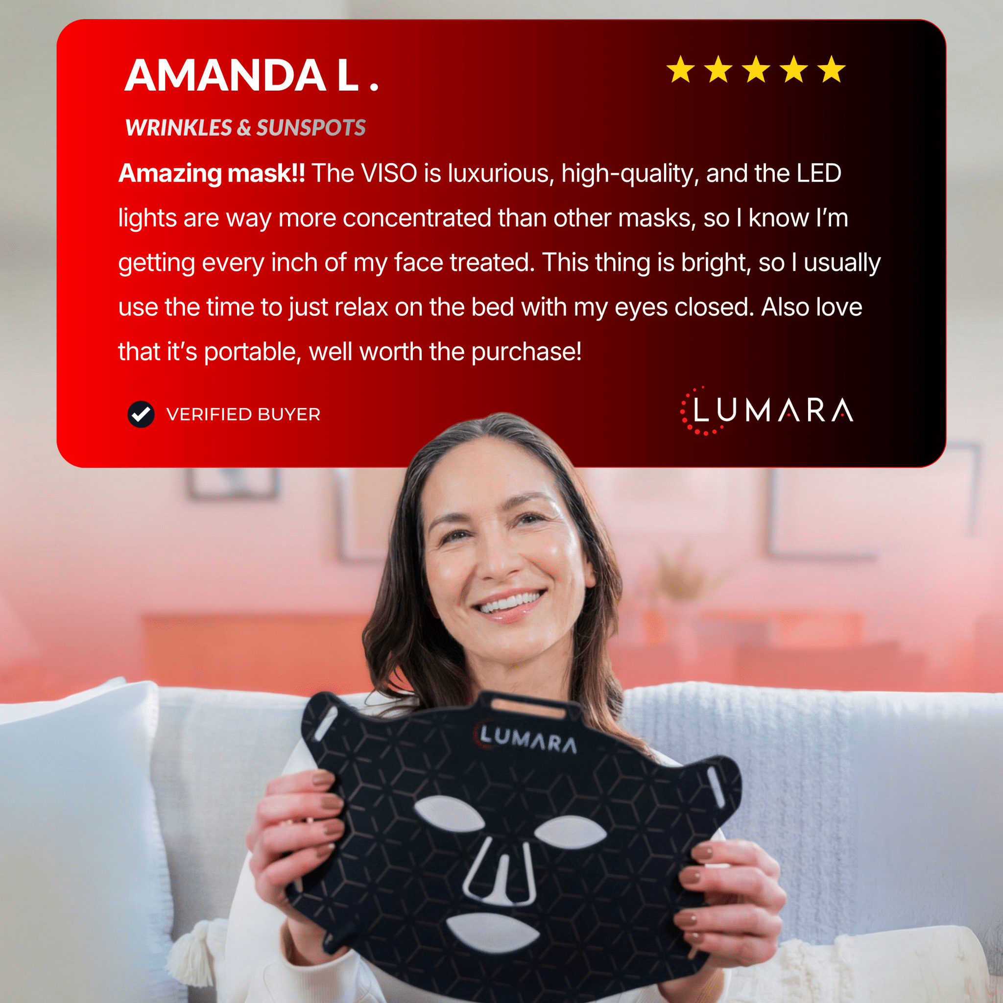 VISO by Lumara | FDA Certified Red Light Therapy Mask