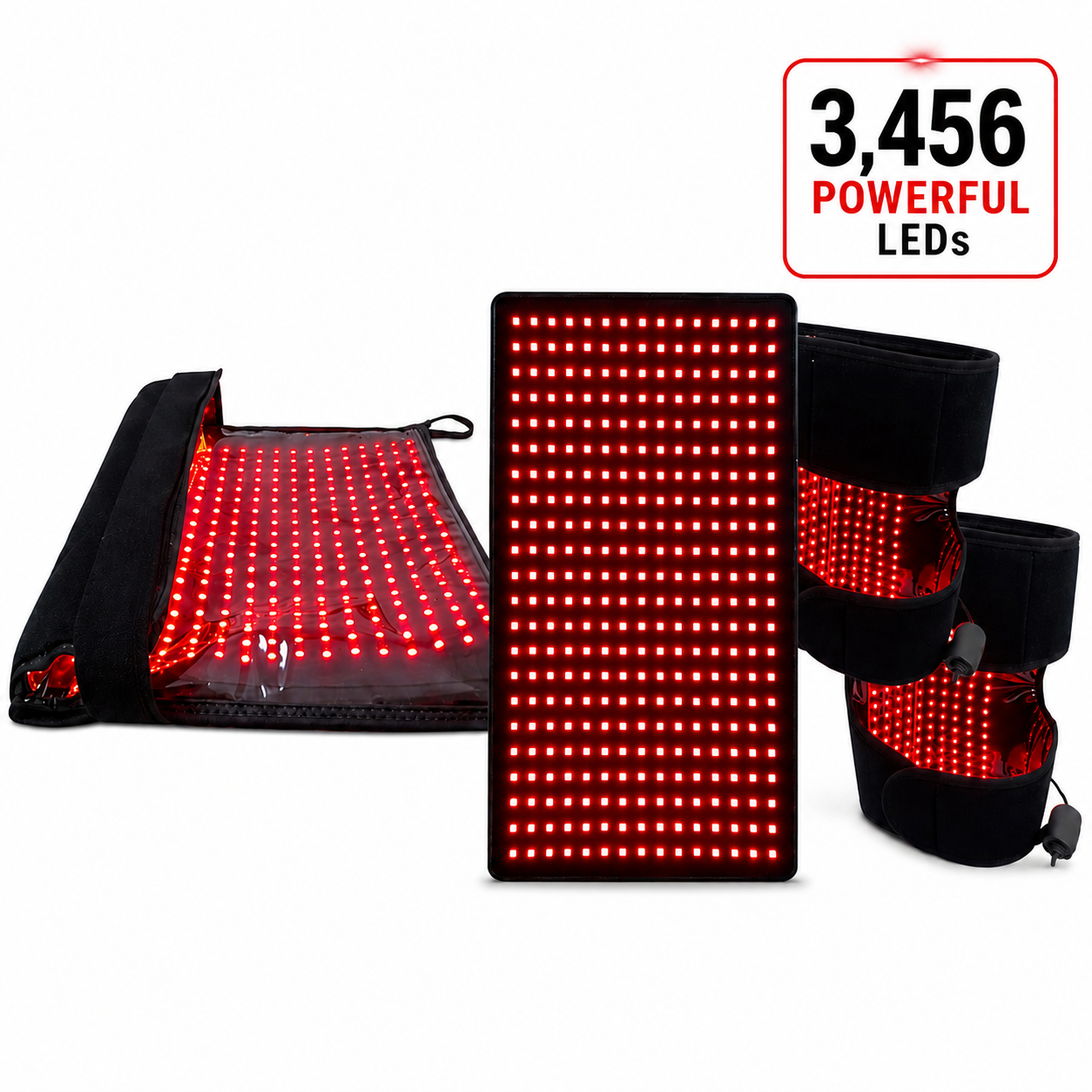 Red Light Pro Devices | Foot, Calf & Lower Back Therapy System – 4-Device Kit