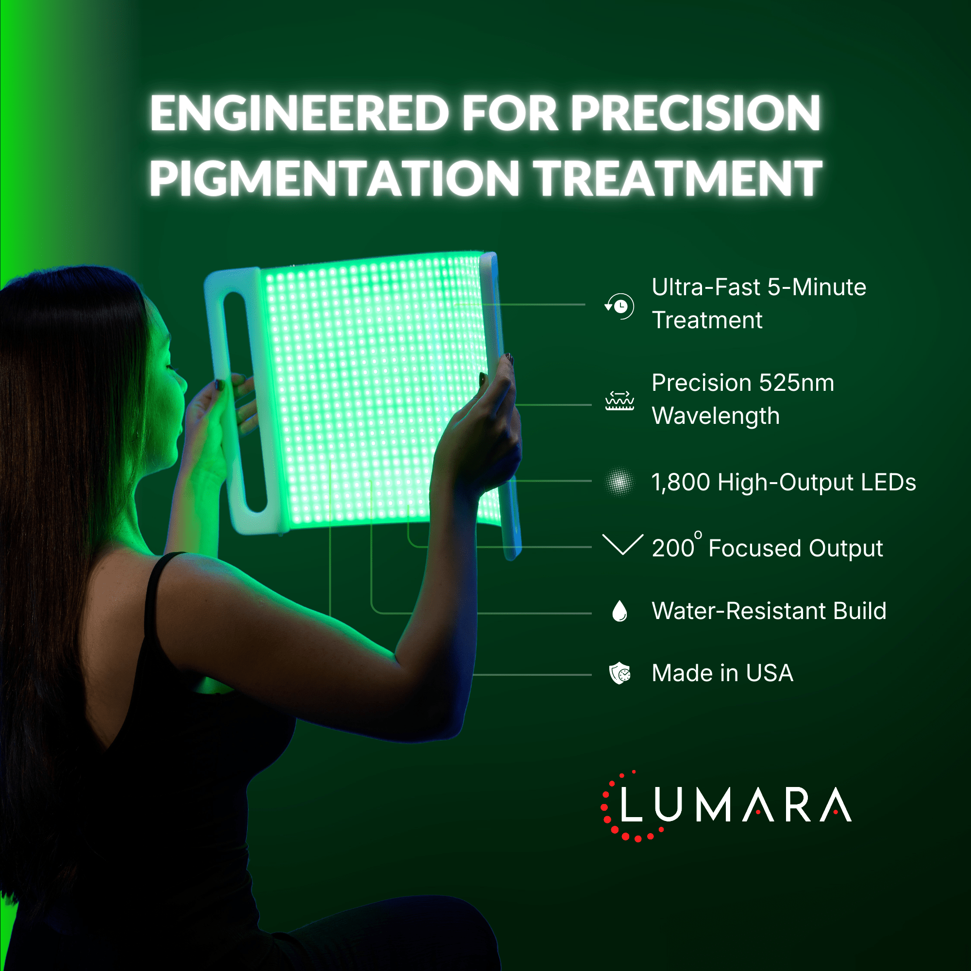 Lumara | Illuminate Green Light Therapy Panel